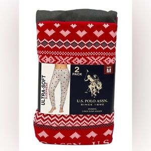 U.S. Polo Assn. Women's Sleep Joggers, 2-Pack XL (not medium)